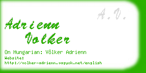 adrienn volker business card